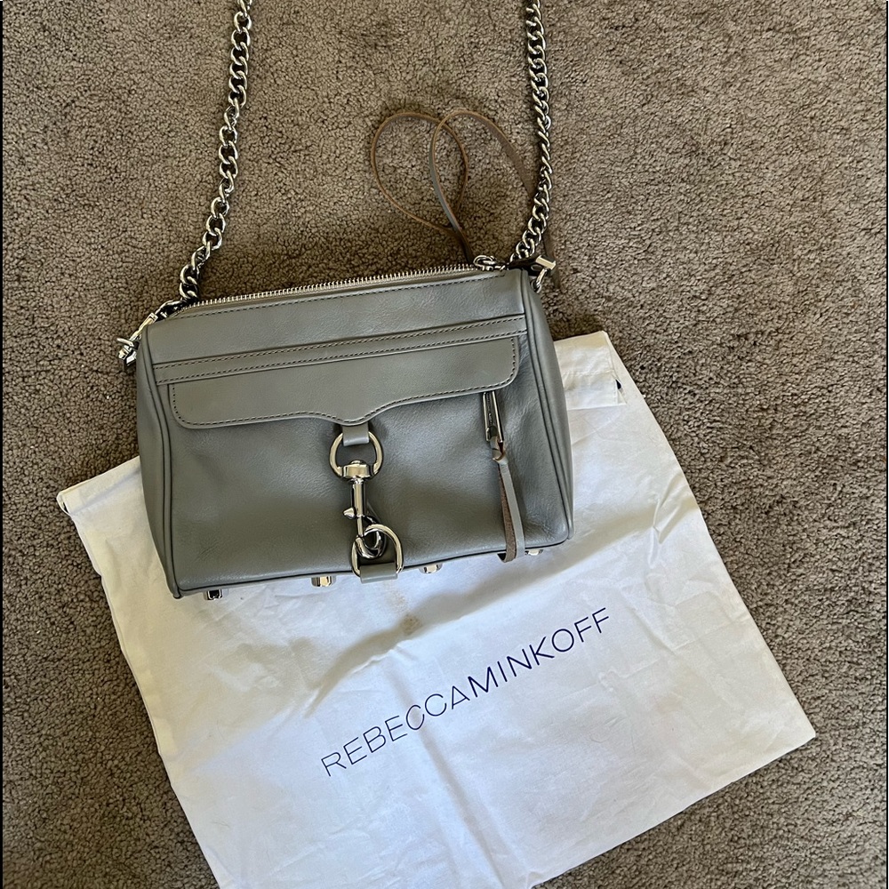 Grey Rebecca minkoff bag